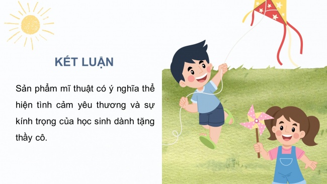 Soạn giáo án điện tử mĩ thuật 4 CTST bản 2 Bài 13: Kỉ niệm về thầy cô