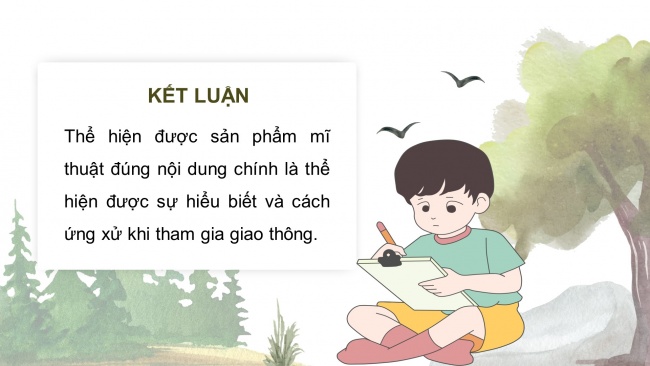 Soạn giáo án điện tử mĩ thuật 4 CTST bản 2 Bài 15: Văn hoá tham gia giao thông