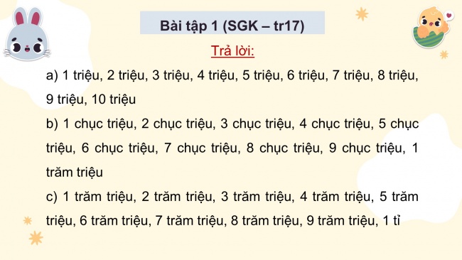Soạn giáo án điện tử toán 4 cánh diều Bài 6: Các số có nhiều chữ số
