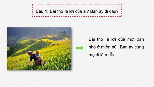 Soạn giáo án điện tử tiếng việt 4 cánh diều Bài 2 Đọc 2: Lên rẫy