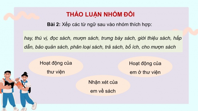 Soạn giáo án điện tử tiếng việt 4 cánh diều Bài 4 Luyện từ và câu 2: Mở rộng vốn từ: Sách và thư viện