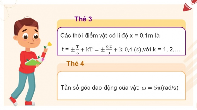 Soạn giáo án điện tử vật lí 11 KNTT Bài 2: Mô tả dao động điều hoà