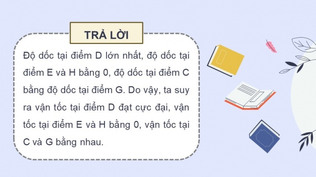 Soạn giáo án điện tử vật lí 11 KNTT Bài 3: Vận tốc, gia tốc trong dao động điều hoà