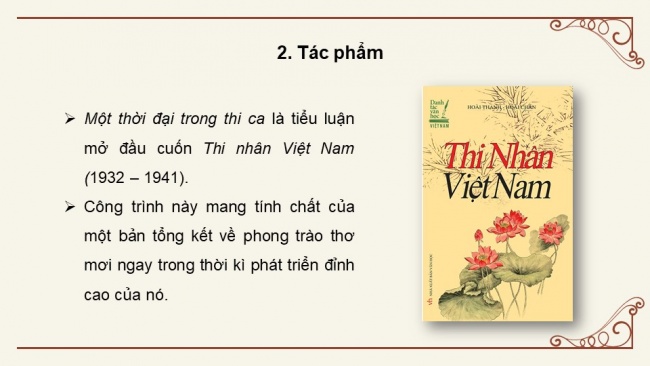 Soạn giáo án điện tử ngữ văn 11 KNTT Bài 3 Đọc 3: Một thời đại trong thi ca