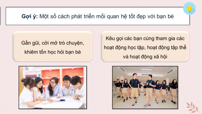 Soạn giáo án điện tử HĐTN 11 KNTT Chủ đề 1: Xây dựng và phát triển nhà trường - Hoạt động 1, 2, 3