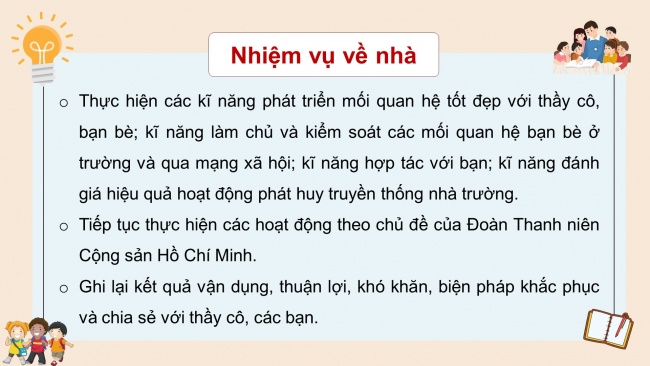 Soạn giáo án điện tử HĐTN 11 KNTT Chủ đề 1: Xây dựng và phát triển nhà trường - Hoạt động 6, 7