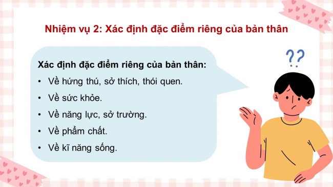 Soạn giáo án điện tử HĐTN 11 KNTT Chủ đề 2: Khám phá bản thân - Hoạt động 1, 2, 3