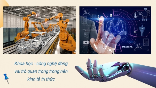 Soạn giáo án điện tử địa lí 11 CTST Bài 7: Thực hành: Tìm hiểu nền kinh tế tri thức