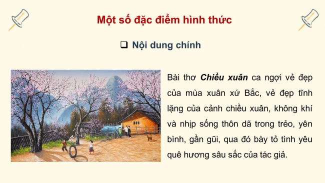 Soạn giáo án điện tử ngữ văn 11 CTST Bài 1 Đọc 3: Chiều xuân