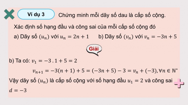 Soạn giáo án điện tử toán 11 CTST Bài 2: Cấp số cộng