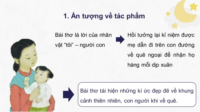 Soạn giáo án điện tử Ngữ văn 8 CD Bài 2 Đọc 3: Đường về quê mẹ