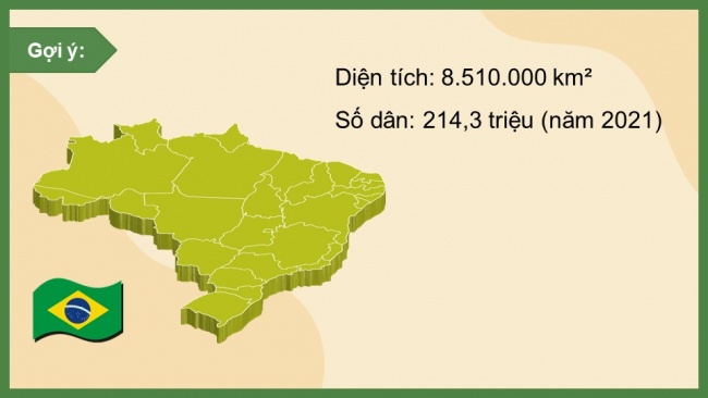 Soạn giáo án điện tử địa lí 11 Cánh diều Bài 8: Thực hành: Viết báo cáo về tình hình phát triển kinh tế - xã hội ở Cộng hoà Liên bang Bra-xin