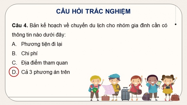 Soạn giáo án điện tử Tin học 8 CD Chủ đề C Bài 3: Bài tập nhóm: Thông tin với giải quyết vấn đề