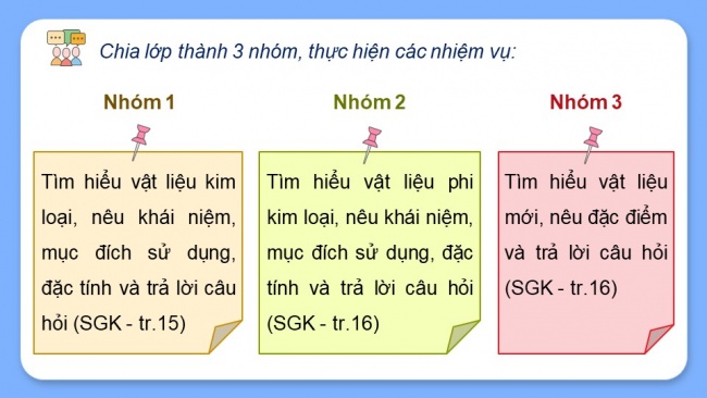 Soạn giáo án điện tử công nghệ cơ khí 11 Cánh diều  Bài 3: Khái quát về vật liệu cơ khí