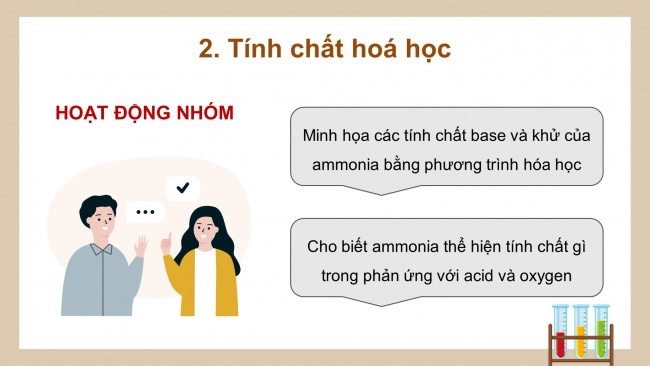 Soạn giáo án điện tử hóa học 11 Cánh diều  Bài 5: Một số hợp chất quan trọng của nitrogen (P1)