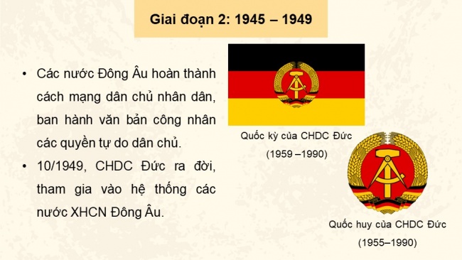 Soạn giáo án điện tử lịch sử 11 Cánh diều Bài 4: Sự phát triển của Chủ nghĩa xã hội từ sau Chiến tranh thế giới thứ hai đến nay (P1)