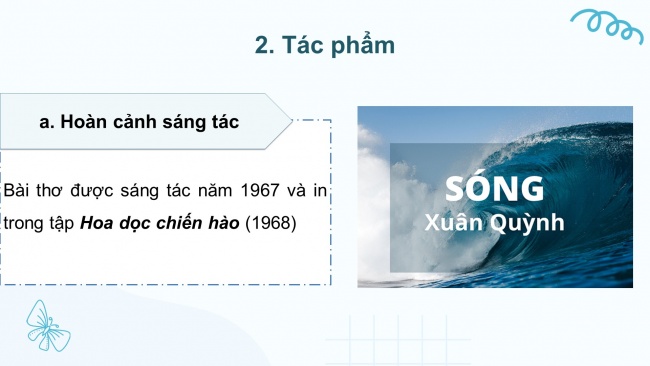 Soạn giáo án điện tử ngữ văn 11 Cánh diều Bài 1 Đọc 1: Sóng