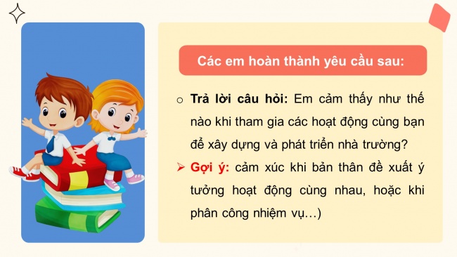 Soạn giáo án điện tử hoạt động trải nghiệm 11 Cánh diều  Chủ đề 1: Xây dựng và phát triển nhà trường (P1)