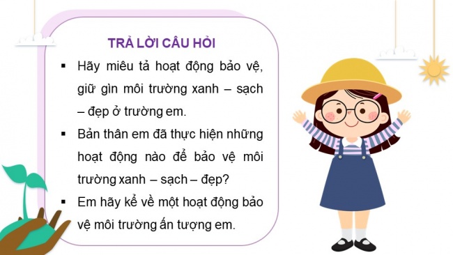 Soạn giáo án điện tử mĩ thuật 4 KNTT Chủ đề 7: Môi trường xanh - sạch - đẹp