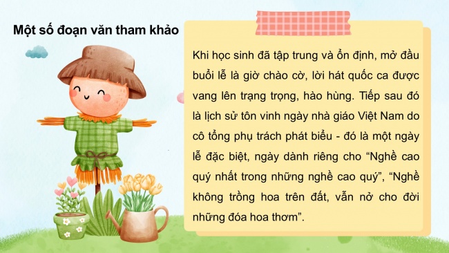 Soạn giáo án điện tử tiếng việt 4 CTST  CĐ 3 Bài 5 Viết: Trả bài văn thuật lại một sự việc