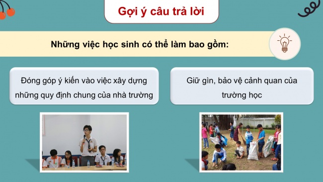 Soạn giáo án điện tử HĐTN 8 KNTT Chủ đề 1 HĐGDTCĐ: Xây dựng truyền thống nhà trường