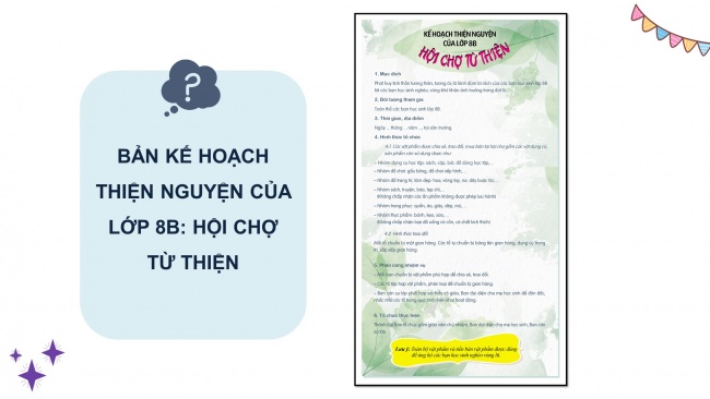 Soạn giáo án điện tử HĐTN 8 CD Chủ đề 5 - HĐGDTCĐ: Hành trình nhân ái