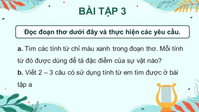 Soạn giáo án điện tử tiếng việt 4 KNTT Bài 23 Luyện từ và câu Luyện tập về tính từ