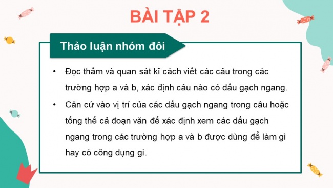 Soạn giáo án điện tử tiếng việt 4 KNTT Bài 27 Luyện từ và câu Dấu gạch ngang