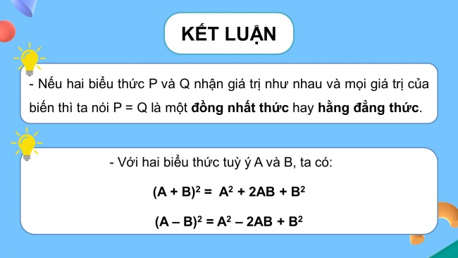 Soạn giáo án điện tử Toán 8 CTST Chương 1 Bài 3: Hằng đẳng thức đáng nhớ