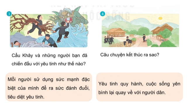 Soạn giáo án điện tử tiếng việt 4 KNTT Bài 6 Nói và nghe: Kể chuyện Bốn anh tài