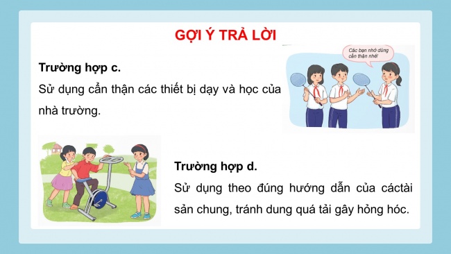 Soạn giáo án điện tử đạo đức 4 KNTT Bài 5: Bảo vệ của công