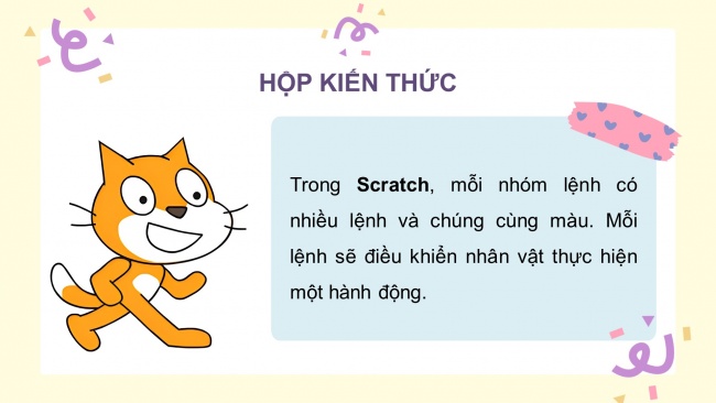 Soạn giáo án điện tử tin học 4 KNTT bài 14: Khám phá môi trường lập trình trực quan