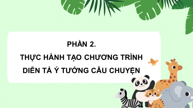 Soạn giáo án điện tử tin học 4 KNTT bài 15: Tạo chương trình máy tính để diễn tả ý tưởng