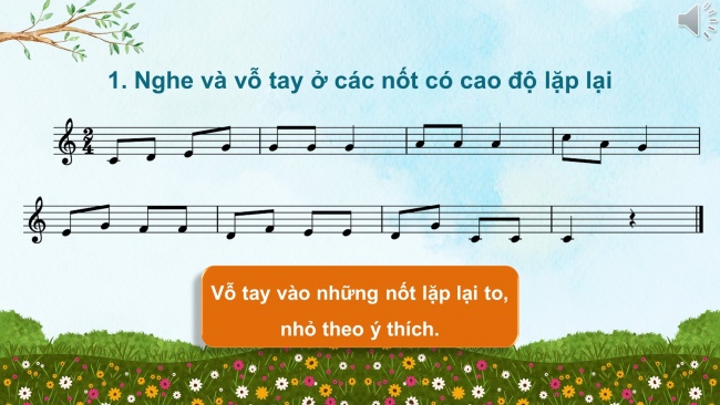 Soạn giáo án điện tử âm nhạc 4 KNTT Tiết 8: Tổ chức hoạt động vận dụng - sáng tạo