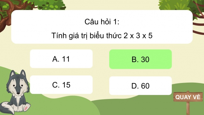 Soạn giáo án điện tử toán 4 CTST Bài 14: Tính chất giao hoán, tính chất kết hợp của phép nhân