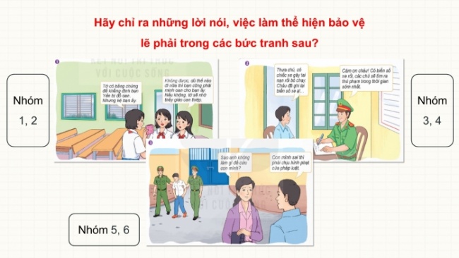 Soạn giáo án điện tử Công dân 8 KNTT Bài 4: Bảo vệ lẽ phải