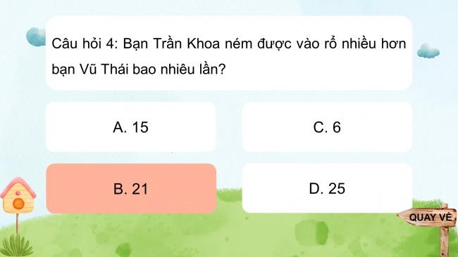 Soạn giáo án điện tử toán 4 CTST Bài 18: Số lần lặp lại của một sự kiện