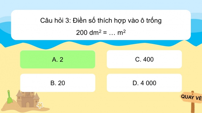 Soạn giáo án điện tử toán 4 CTST Bài 21: Mét vuông