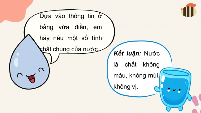 Soạn giáo án điện tử khoa học 4 CTST Bài 1: Một số tính chất và vai trò của nước