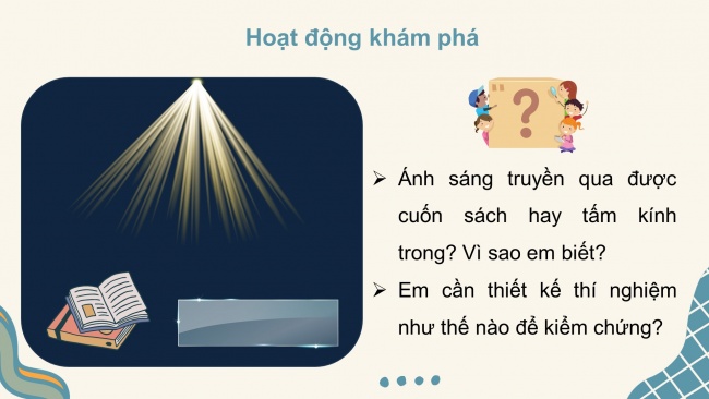 Soạn giáo án điện tử khoa học 4 CTST Bài 8: Nguồn sáng và sự truyền ánh sáng