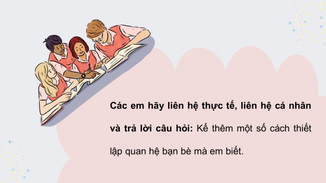 Soạn giáo án điện tử đạo đức 4 CTST bài 8: Em thiết lập quan hệ bạn bè