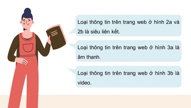 Soạn giáo án điện tử tin học 4 CTST Bài 3: Thông tin trên trang web