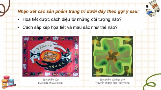 Soạn giáo án điện tử Mĩ thuật 8 CD Bài 1: Trang trí theo nguyên lí chuyển động