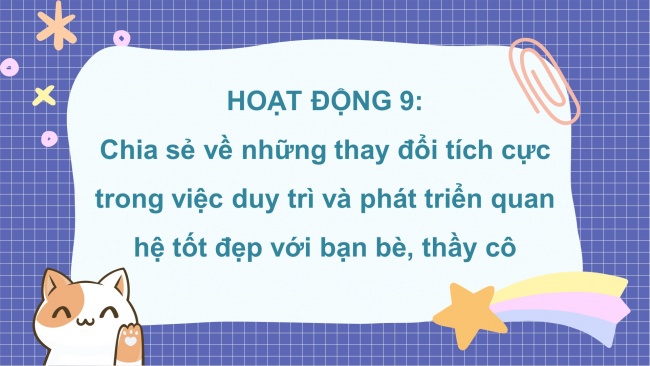 Soạn giáo án điện tử HĐTN 4 CTST bản 1 Chủ đề 3 Tuần 12: HĐGDTCĐ - Hoạt động 8, 9