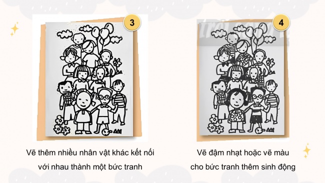 Soạn giáo án điện tử mĩ thuật 4 CTST bản 1 Bài 1: Tranh vẽ các hình nối tiếp nhau