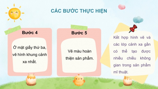 Soạn giáo án điện tử mĩ thuật 4 CTST bản 1 Bài 1: Sản phẩm mĩ thuật với các lớp cảnh