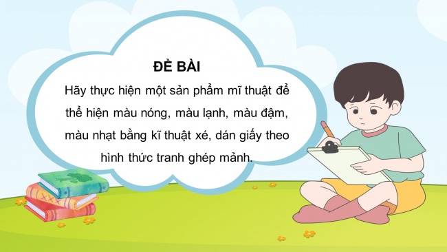 Soạn giáo án điện tử mĩ thuật 4 CTST bản 2 Bài 6: Tranh ghép mảnh