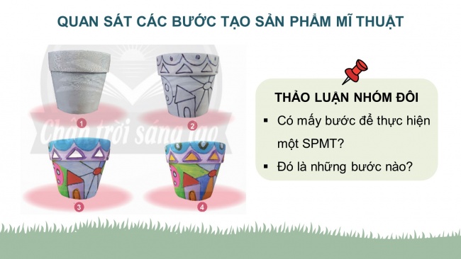 Soạn giáo án điện tử mĩ thuật 4 CTST bản 2 Bài 12: Trang trí đồ vật