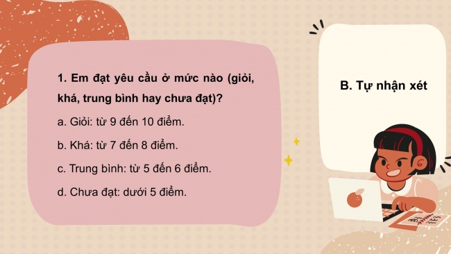 Soạn giáo án điện tử tiếng việt 4 cánh diều Bài 3 Góc sáng tạo - Tự đánh giá