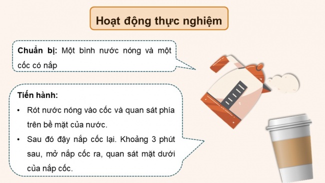 Soạn giáo án điện tử khoa học 4 cánh diều Bài 2: Sự chuyển thể của nước